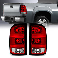 Pair Set Tail Lights Lamps Fit For GMC Sierra 2007-2013 1500 2500 3500HD 