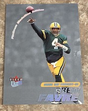 2001 Fleer Ultra Platinum Medallion Brett Favre #’d 21/50 Packers HOF RARE