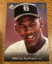 1994 Upper Deck White Sox Top Prospects #45 Michael Jordan Birmingham Barons SOX