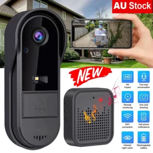 HD Smart Wireless WiFi Video Doorbell Camera Intercom Security Camera Door Bell - Picture 1 of 20