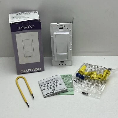 Lutron Maestro MS-VPS6M2-DV-WH Occupancy Vacancy Sensor w/Multi Location Switch - Image 1 of 4
