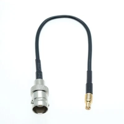 BNC Female Jack to MCX Plug Male RF Pigtail RG174 Jumper Cable - Image 1 of 4