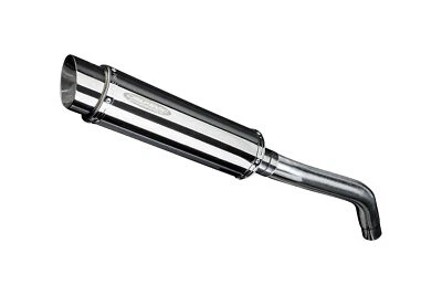 Silenciador de escape redondo de acero inoxidable Triumph Tiger 800 Delkevic 14" 11-19 Foto 1 de 4