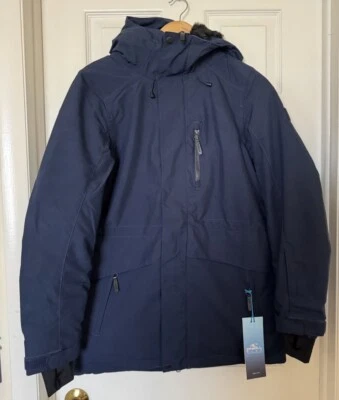 Chaqueta con Capucha O’NEILL $200 Mujer Pequeña Zeolita Cremallera Completa Azul Tinta IP5018-5056 NUEVA Foto 1 de 4