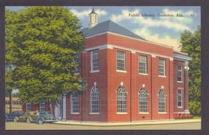 Public Library GADSDEN ALABAMA Unused Vintage Postcard - Picture 1 of 1