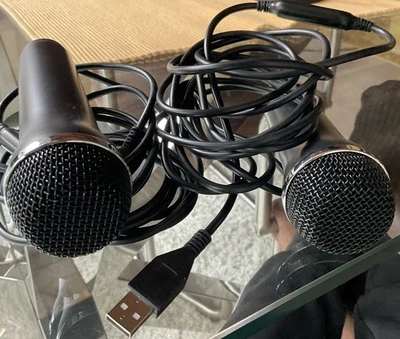 Original Logitech Mikrofon USB z.B. für PS2 PS3 XBOX Wired Schwarz 2x - Bild 1 von 2
