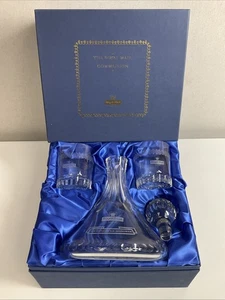Royal Mail Commission Crystal Glass Ships Decanter and Glasses Boxed - Picture 1 of 9