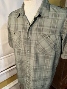 Orvis Men's Large Button Down Shirt Short Sleeve Green Plaid. Spotless. - Picture 1 of 4