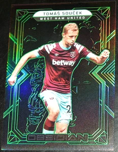 2022-23 Obsidian Tomas Soucek Electric Etch Green # 1/5 Base #102 2023 - Picture 1 of 3