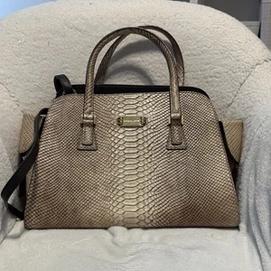 Michael Kors Umhängetasche Handtasche Tasche Gia taupe geprägt - Bild 1 von 8
