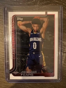 2025-26 Topps Basketball Jeremiah Fears Base RC #207 - Picture 1 of 2