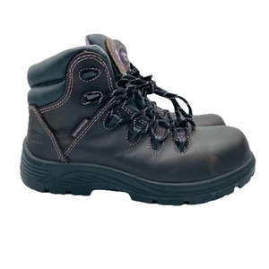 Avenger Shoes Donna Taglia 6 M Stivali da Lavoro in Pelle Marrone Cornice Antiscivolo Olio - Foto 1 di 14