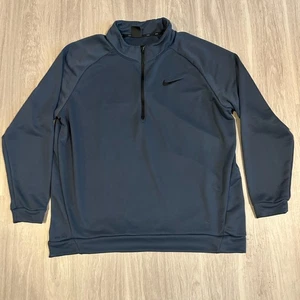 Niki Dri-Fit 1/4 Zip Herren Pullover royalblau Größe XXL - Bild 1 von 5