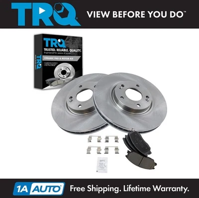 Front Ceramic Brake Pad & Disc Rotor Kit Set Fits XG350 Kia Amanti - Image 1 of 4