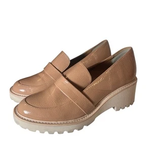 Dolce Vita camelbraun Henri Lug Sohle Plateau Halbschuhe Lackleder Damen 9M - Bild 1 von 7