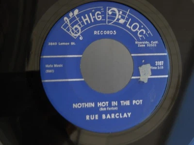 HI-G-LO-C 3106 COUNTRY BOPPER RUE BARCLAY TEARDROPS BLUES NOTHIN HOT IN THE POT Foto 1 de 4