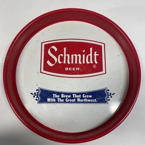 Vintage 13” SCHMIDT BEER The Brew That Grew with the Great Northwest Metal TRAY - Picture 1 of 3