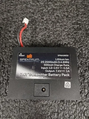 Spektrum SPMA9602 000mAh 锂离子发射器电池 7.4V 1A — 第 1/4 张图片