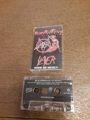 Slayer Show No Mercy cassette 1983 Metal Blade Records Rare - Imagem 1 de 4