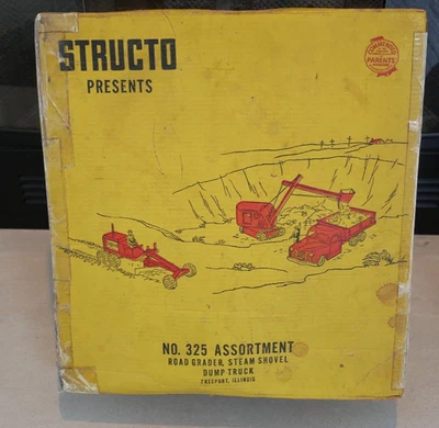 Vintage Structo Toy Truck Box Only 325 asst for grader steam shovel & dump truck - Image 1 of 4