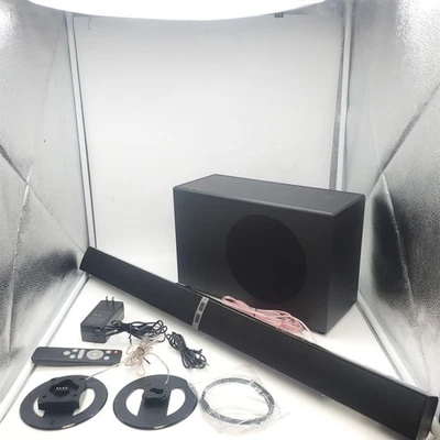 MZEIBO Soundbar mit Subwoofer, 120W Bluetooth 5.0 Soundbar Heimkinosystem - Bild 1 von 3