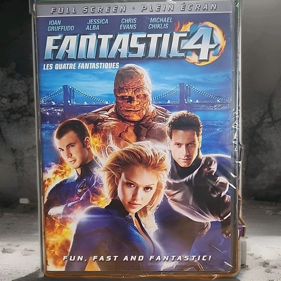 Fantastic Four 2005 DVD Edición Canadiense Pantalla Completa Película Marvel Foto 1 de 1