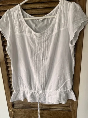 JOHN ROCHA White Blouse aize 16 - Image 1 of 4