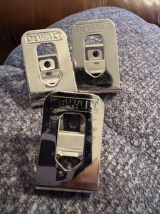 Lot Of 3 Dewalt Drill Tool Belt Clips ,drill Size Unknown. New ! (PP12-G1) - Picture 1 of 5