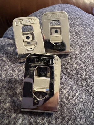 Lot Of 3 Dewalt Drill Tool Belt Clips ,drill Size Unknown. New ! (PP12-G1) - Image 1 of 4