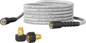 Giraffe Tools Pressure Washer Hose 25FT X 1/4" 3200 PSI with 2 Quick Connectors - Picture 1 of 6