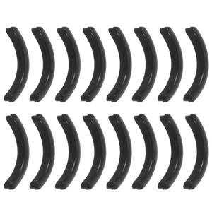 16 Pcs Eyelash Curl Black Silicone Strips Miss Curler Cushion Refill - Picture 1 of 10