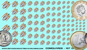 Comstar - Com Guards - 1st Division - Waterslide Decals for Battletech - Picture 1 of 1