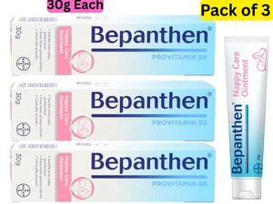 3 PACK - Bepanthen Nappy Care Ointment For Nappy / Diaper Skin Rash, 30g Each - Picture 1 of 4