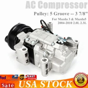 For 2004-2010 Mazda 3 & Mazda 5 2.0L 2.3L A/C AC Air Compressor w/AC Clutch - Picture 1 of 8