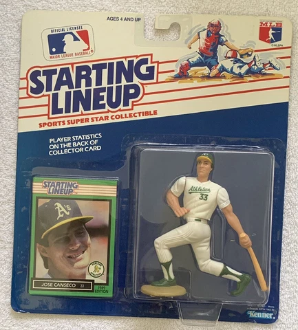 1989 -MLB Starting Lineup, JOSE CANSECO - Oakland Athletic’s (A’s)-NOS Vintage Cover