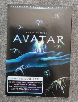 Avatar Extended Collector's Edition DVD Three Disc Set. James Cameron. New.  - Image 1 of 4