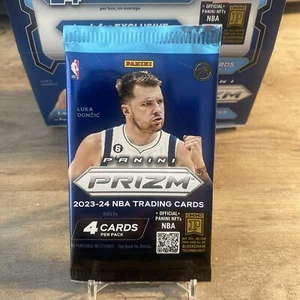 2023-24 PANINI PRIZM NBA Basketball RETAIL Pack 4 Cards/Pack Wemby Rookie? (1) - Foto 1 di 2