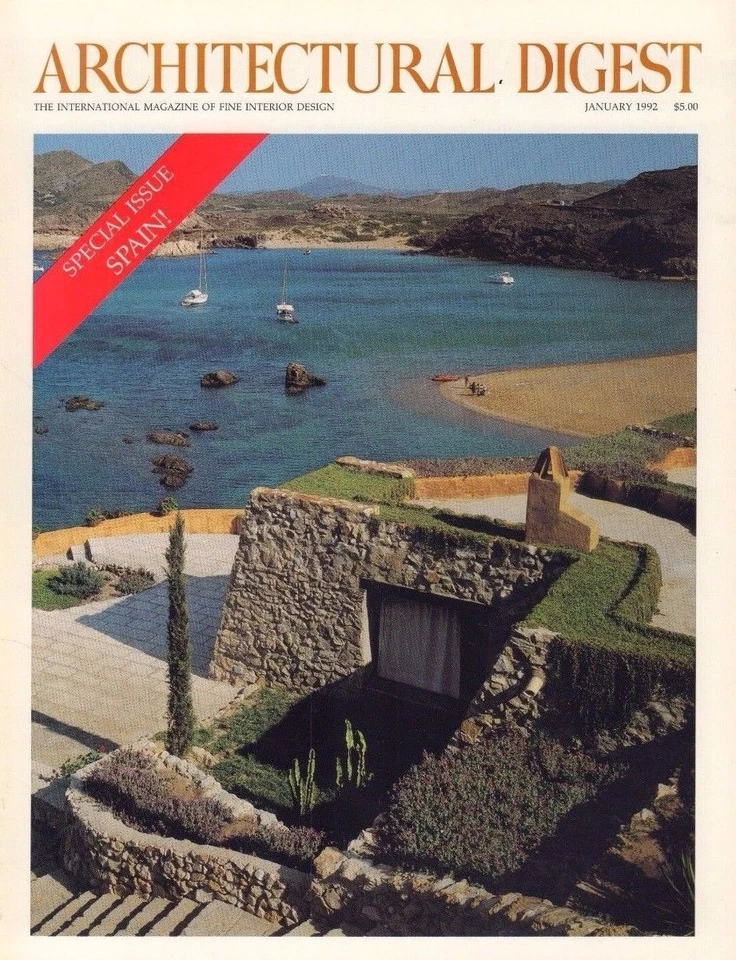 Architectural Digest Janaury 1992 Special Issue on Spain 021717DBE - Image 1 of 1
