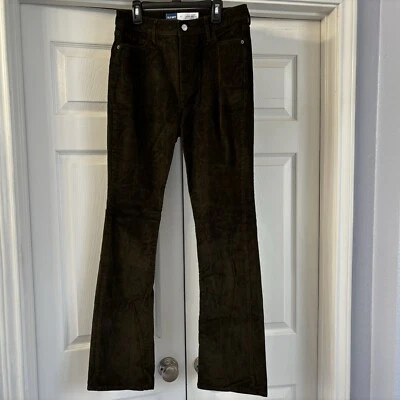 Pantalones de pana Old Navy para mujer talla 6 tiro extra alto corte bota de pateador marrón Foto 1 de 4