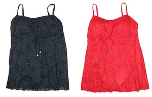 Swim Solutions Empire Princess Crochet Plus Size Swim Dress Bathing Suit NWT - Picture 1 of 3