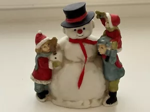 Vintage Midwest Imports Frosty The Snowman Ceramic Music Box. WORKS GREAT - Picture 1 of 4