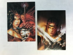 LUIS ROYO SECRET DESIRES (Comic Images/1997) UNSIGNED AUTOGRAPH CARD & PROMO