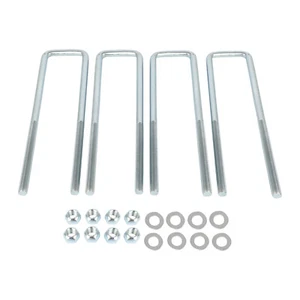 Leaf Springs For 88-19 Chevy GMC Sierra 2.5" Wide 12.5" Extended Square U-Bolts - Picture 1 of 9