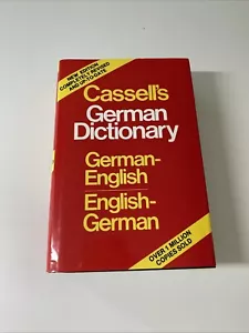 Cassell’s German Dictionary 1978 HC/DJ German-English English-German - Picture 1 of 13