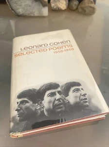 LEONARD COHEN SELECTED POEMS 1956-1968 scarce HCDJ NF - Picture 1 of 17
