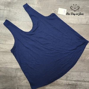 a.n.a Linen Scoop Neck Tank Top Size XL - Picture 1 of 5