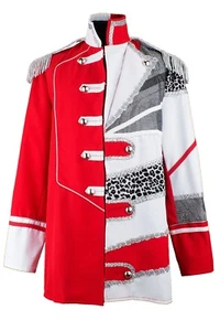Disfraz de Carnaval Hombre Gardemix Chaqueta Parche Alta Calidad Rojo 46-66 - Imagen 1 de 5