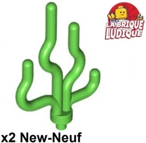 LEGO 2x Planter Sea Grass Seaweed Pflanze Tang Meer Hellgrün / Bg Grün 30093 - Picture 1 of 1