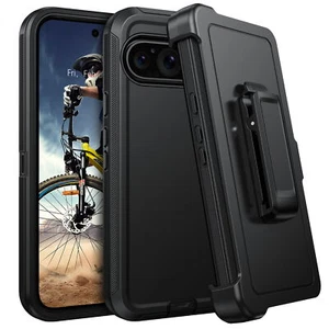 Für Google Pixel 9 Pro XL mit Gürtelclip Hülle Stoßfest TPU Cover passt OtterBox - Bild 1 von 9