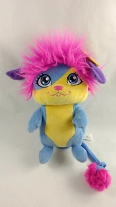 Spin Master Popples Lulu 8" Plush Toy Blue Yellow Pink Soft Hair Stuffed Animal - Picture 1 of 2